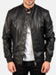 Men's Leather Bomber Jacket TheJacketFactory