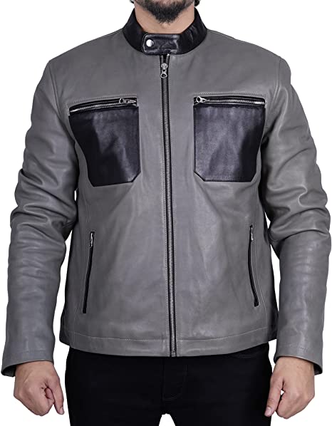 Men's Motorcycle Leather Jacket