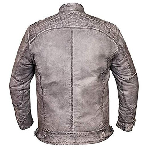 Men's Retro Vintage Grey Style Zipped Jacket TheJacketFactory