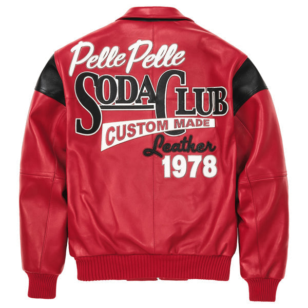 Pelle Pelle Soda Club Plush Red Jacket TheJacketFactory