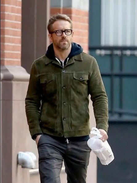 Ryan Reynolds Suede Jacket TheJacketFactory