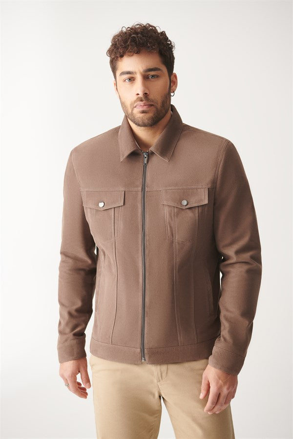 Samuel Suede Leather Jacket TheJacketFactory