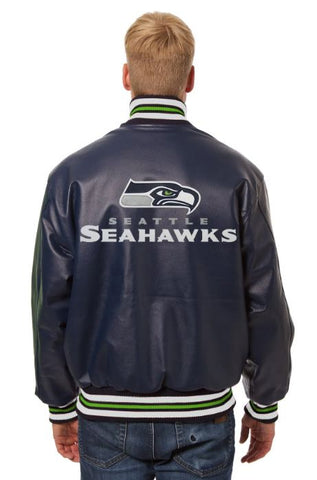 Seattle Seahawks Leather Jacket
