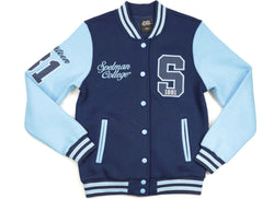 Spelman College Navy and Light Blue Fleece Jacket