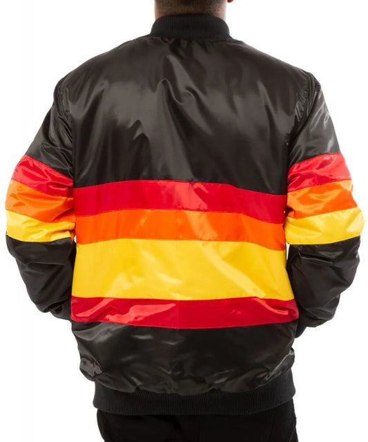 Starter Houston Astros Bomber Satin Jacket