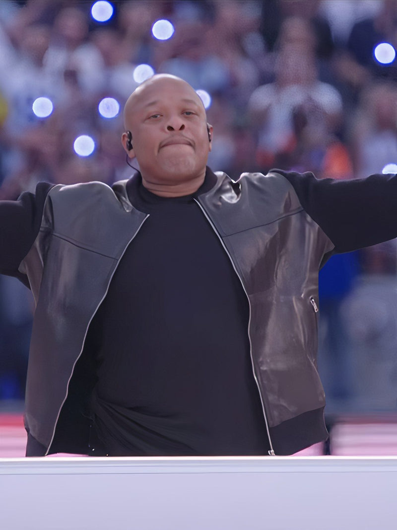 Super Bowl Halftime Dr.Dre Leather Jacket TheJacketFactory