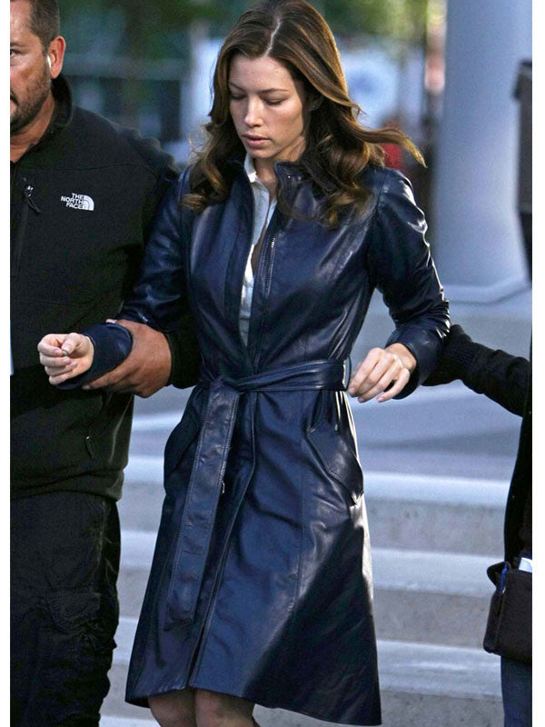 Team Jessica Biel Coat TheJacketFactory