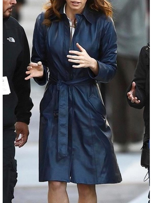 Team Jessica Biel Coat TheJacketFactory
