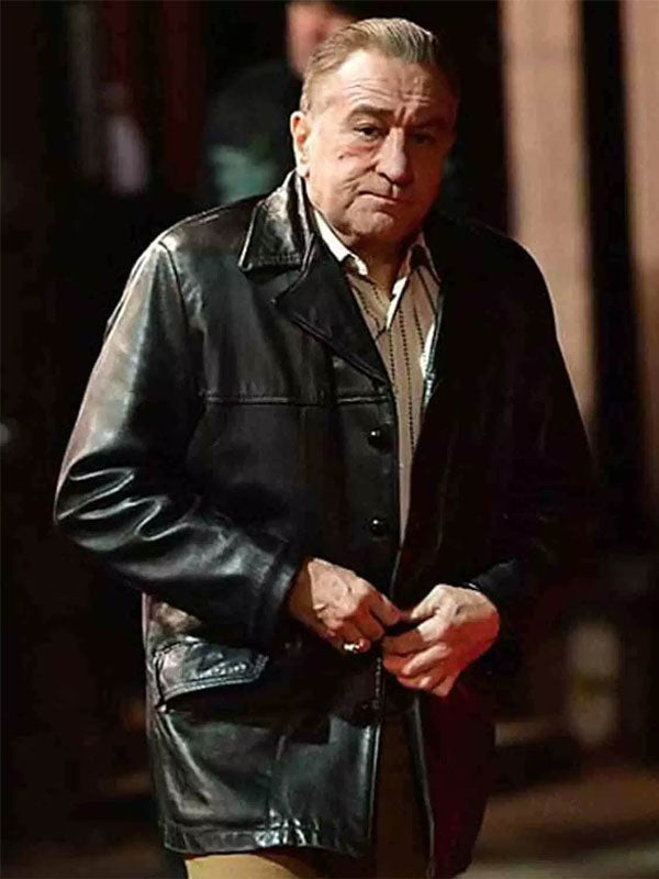 The Irishman Frank Sheeran Leather Blazer TheJacketFactory