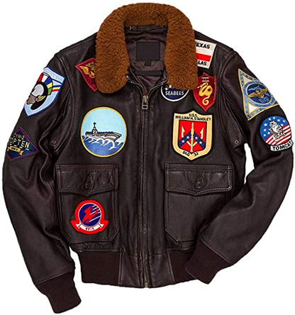 Tom Cruise Top Gun Leather Jacket TheJacketFactory