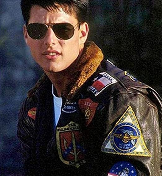 Tom Cruise Top Gun Leather Jacket TheJacketFactory