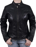 Women's Biker Leather Jacket TheJacketFactory