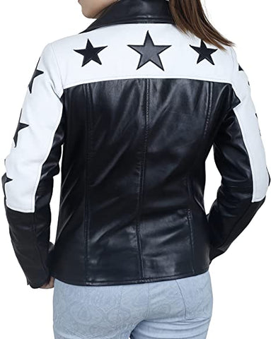 Women's Black Motorcycle Jacket
