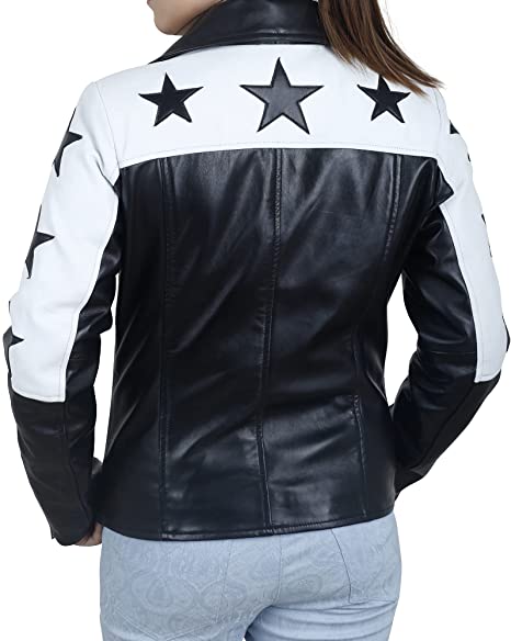 Women's Black Motorcycle Jacket