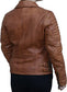 Women's Brown Motorcycle Jacket TheJacketFactory