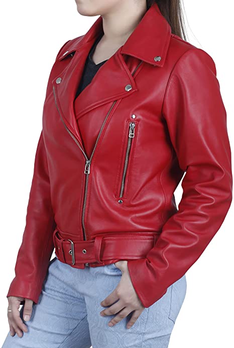 Women's Motorcycle Leather Jacket TheJacketFactory
