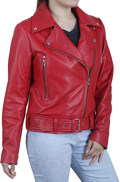 Women's Motorcycle Leather Jacket TheJacketFactory
