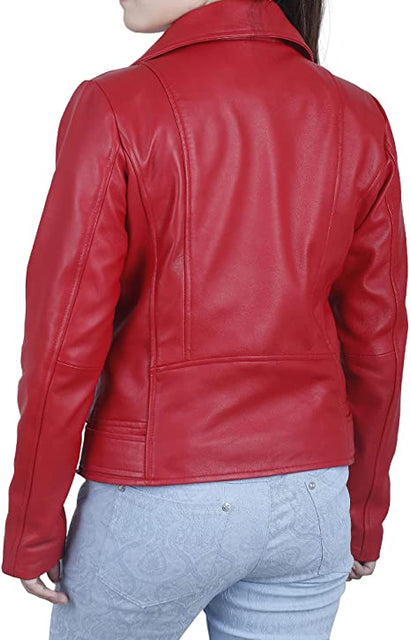 Women's Motorcycle Leather Jacket
