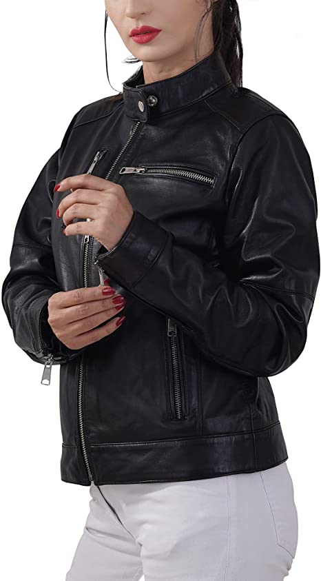 Women's Motorcycle Leather Jacket TheJacketFactory
