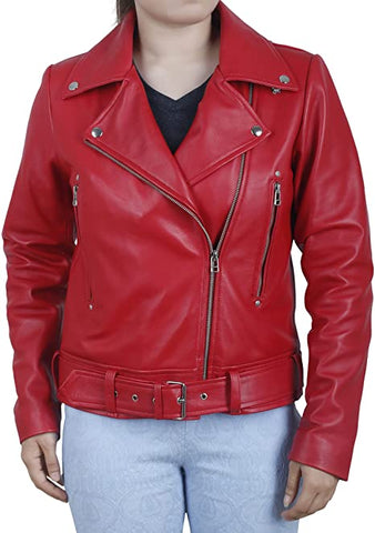 Women's Motorcycle Leather Jacket