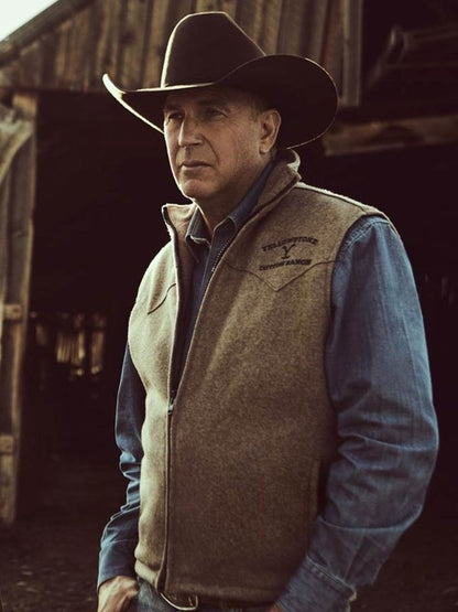 Yellowstone Kevin Costner Vest TheJacketFactory