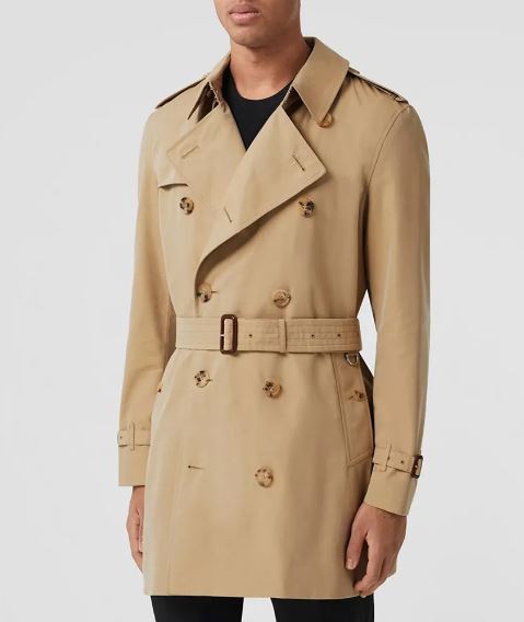 Cotton Mid-Length Trench Coat