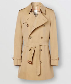 Cotton Mid-Length Trench Coat