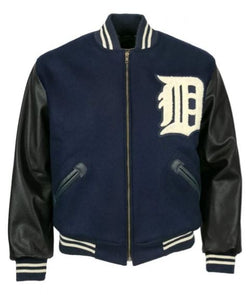 Varsity Detroit Tigers 1955 Black and Blue Jacket