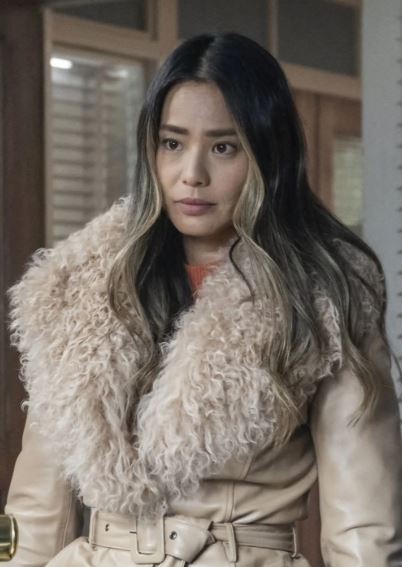 dexter-new-blood-jamie-chung-fur-trim-jacket