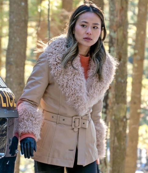 dexter-new-blood-jamie-chung-fur-trim-jacket