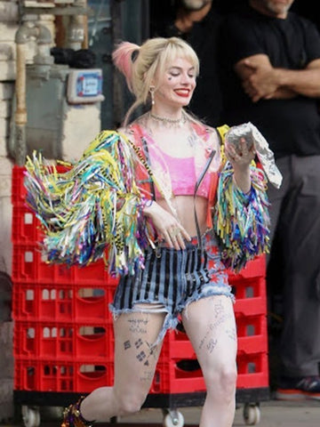 Margot Robbie Birds Of Prey Harley Quinn Wings Jacket