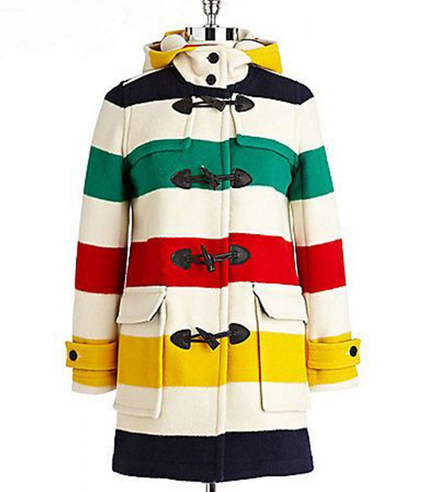 Hudson Bay Hooded Duffle Wool Coat