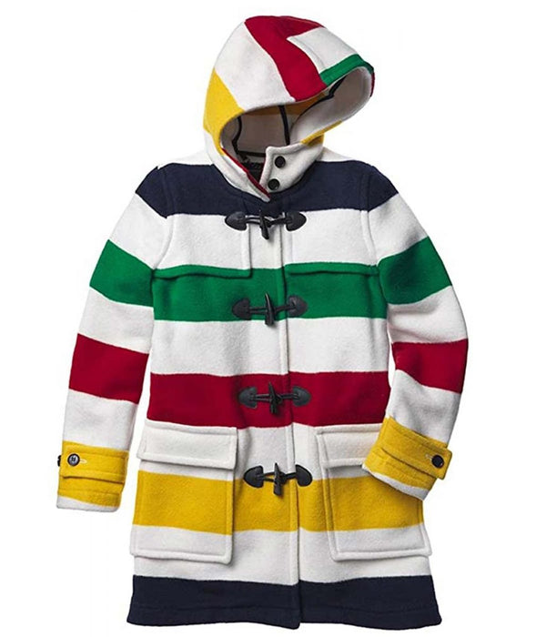 Hudson Bay Hooded Duffle Wool Coat