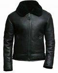 Men's Black B3 Sheepskin Aviator Jacket