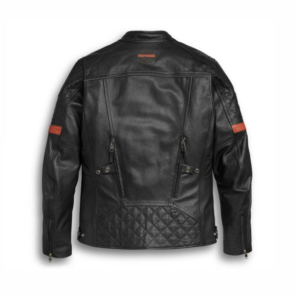Men's Harley Davidson Triple Vent Vanocker Leather Jacket