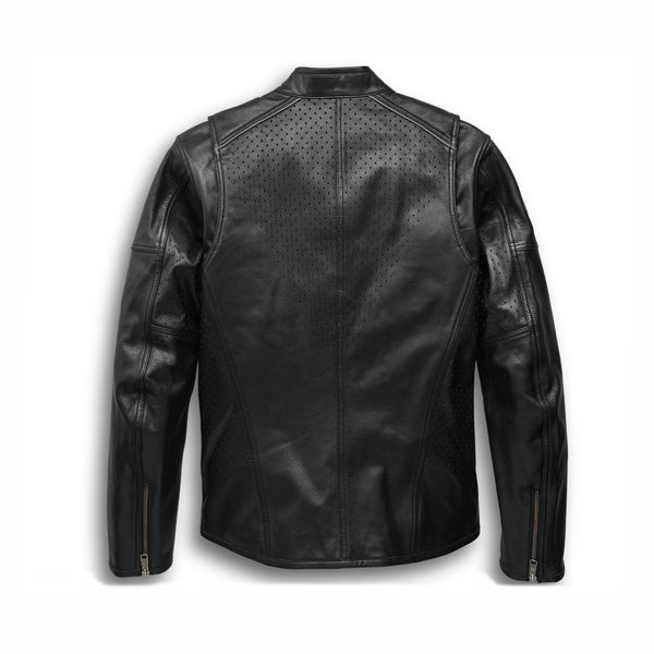 Men's Harley Davidson Llano Perforated Leather Jacket