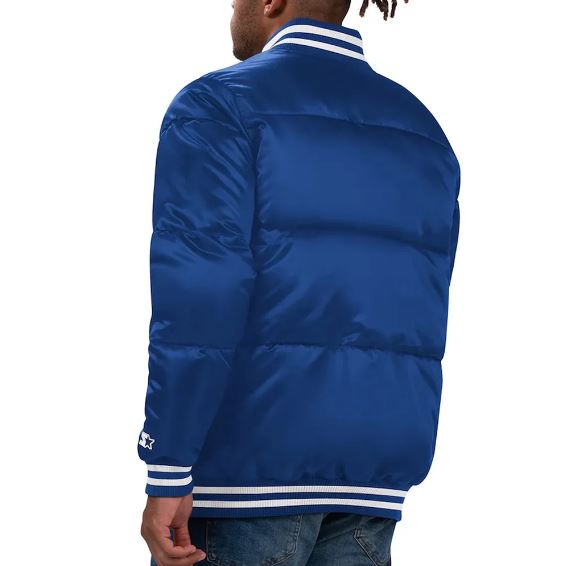 Buffalo Bills Royal Bubble Puffer Jacket