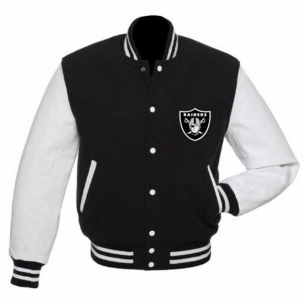 Men's Oakland Las Vegas Raiders Letterman Varsity Jacket