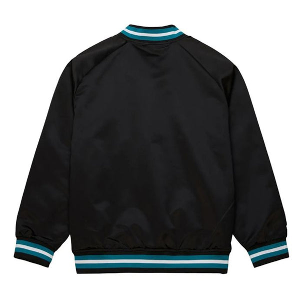 San Jose Sharks Current Logo Black Satin Jacket