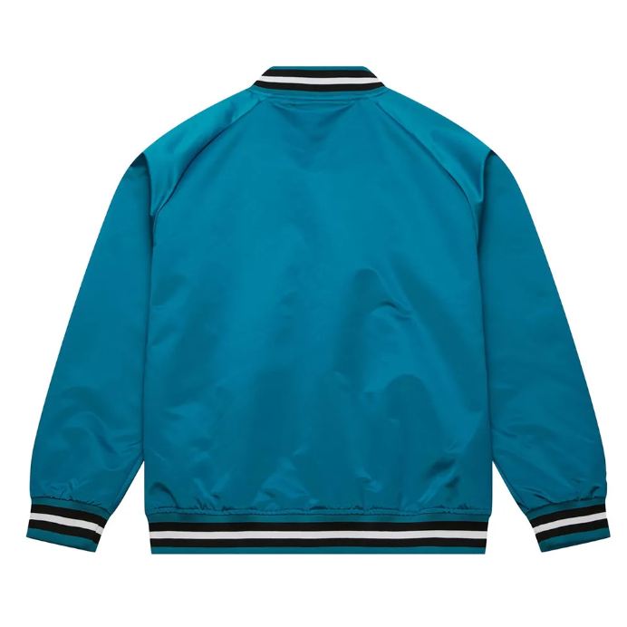 San Jose Sharks Current Logo Teal Blue Satin Jacket